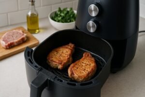 Tiempo de cocción de chuletas en freidora de aire