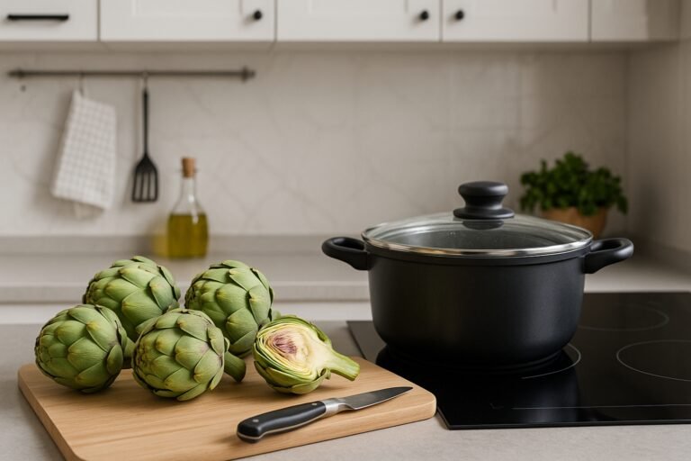 Tiempo de cocción de las alcachofas