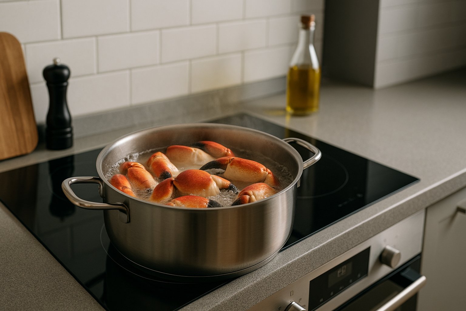 Tiempo de cocción de las bocas de cangrejo