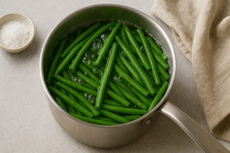 Tiempo de cocción de las judías verdes