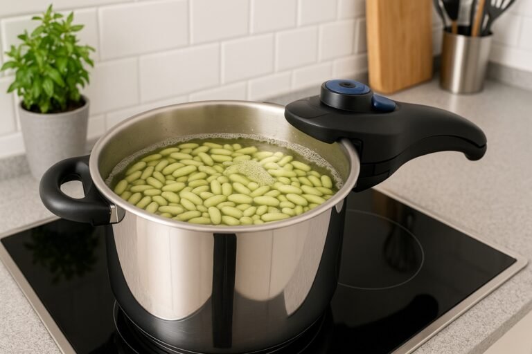 Tiempo de cocción de las verdinas en olla express