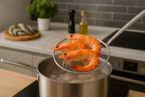 Tiempo de cocción de los langostinos