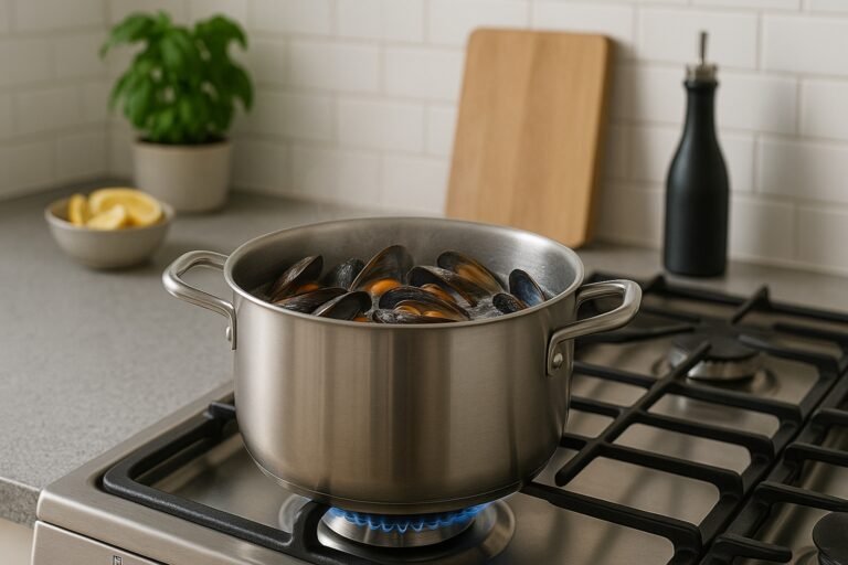 Tiempo de cocción de los mejillones