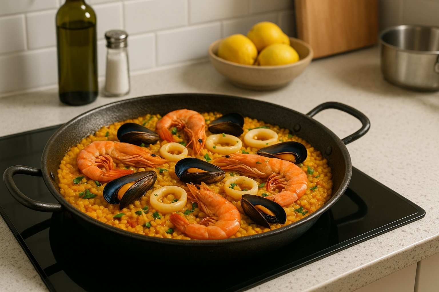 Tiempo de cocción del arroz paella