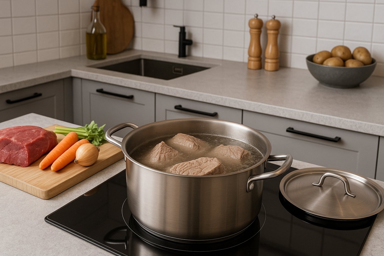 Tiempo de cocción de la ternera hervida