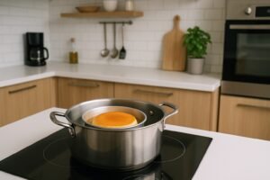 Tiempo de cocción de un flan al baño maría