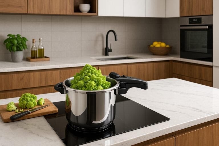 Tiempo de cocción del romanescu en olla express