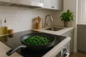 Tiempo de cocción espinacas