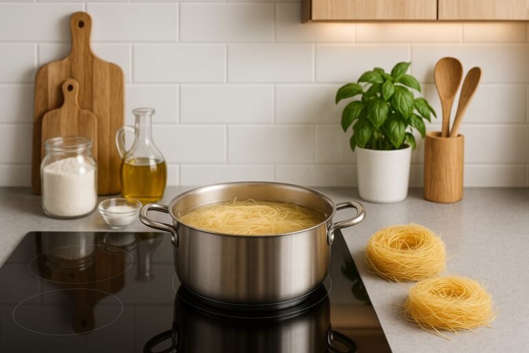 Tiempo de cocción fideos cabello de ángel