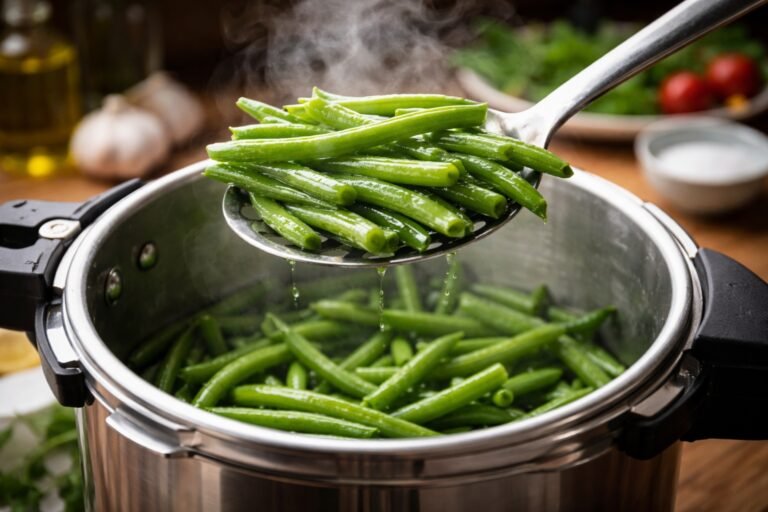 Tiempo de cocción de judías verdes en olla express