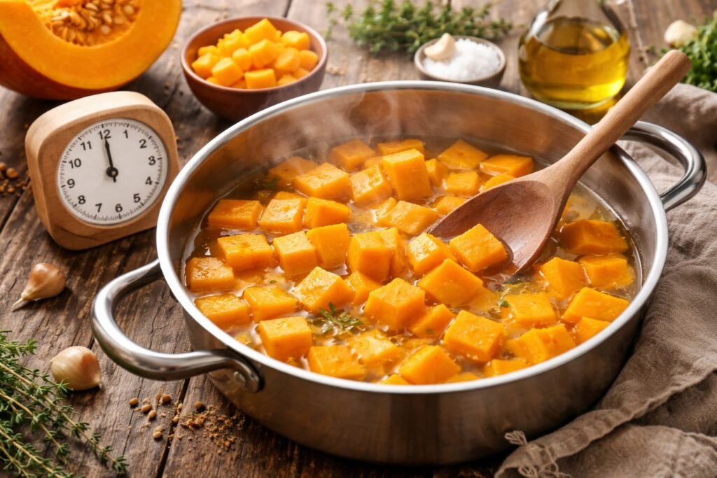 Tiempo de cocción de la calabaza