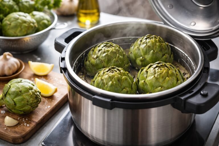 Tiempo de cocción de las alcachofas en olla rápida