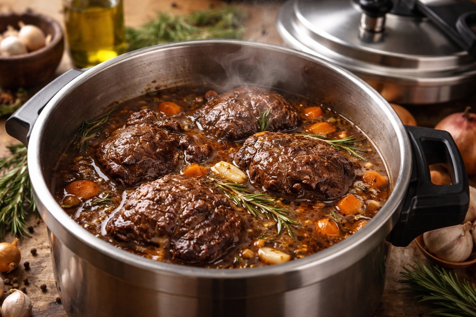 Tiempo de cocción de las carrilleras en olla express