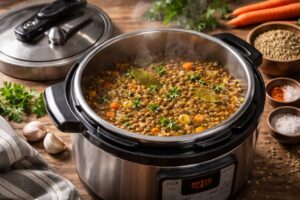 Tiempo de cocción de lentejas en olla rápida