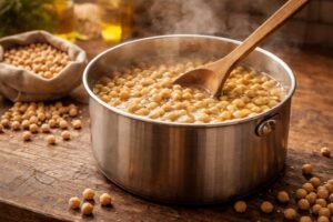 Tiempo de cocción de los garbanzos en olla normal