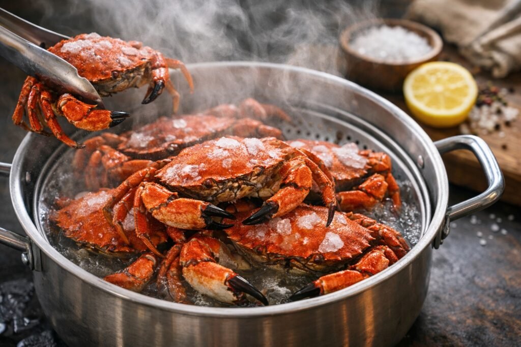 Tiempo de cocción de nécoras congeladas