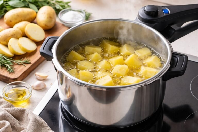 Tiempo de cocción de patatas en olla express