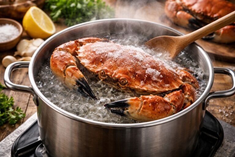 Tiempo de cocción de un buey de mar congelado