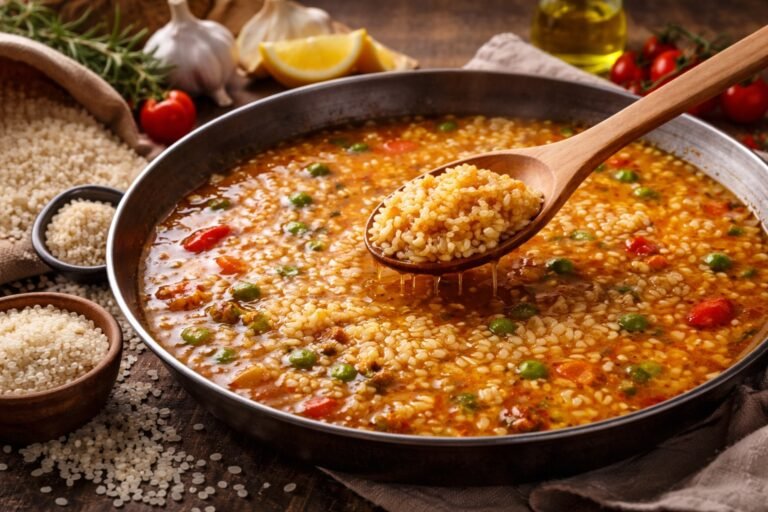 Tiempo de cocción del arroz bomba