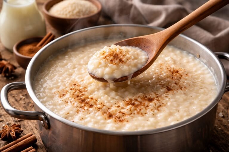 Tiempo de cocción del arroz con leche