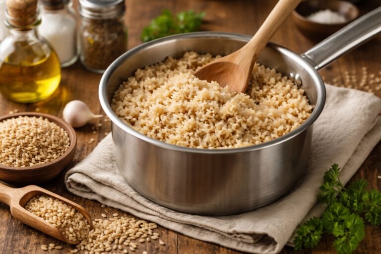 Tiempo de cocción del arroz integral