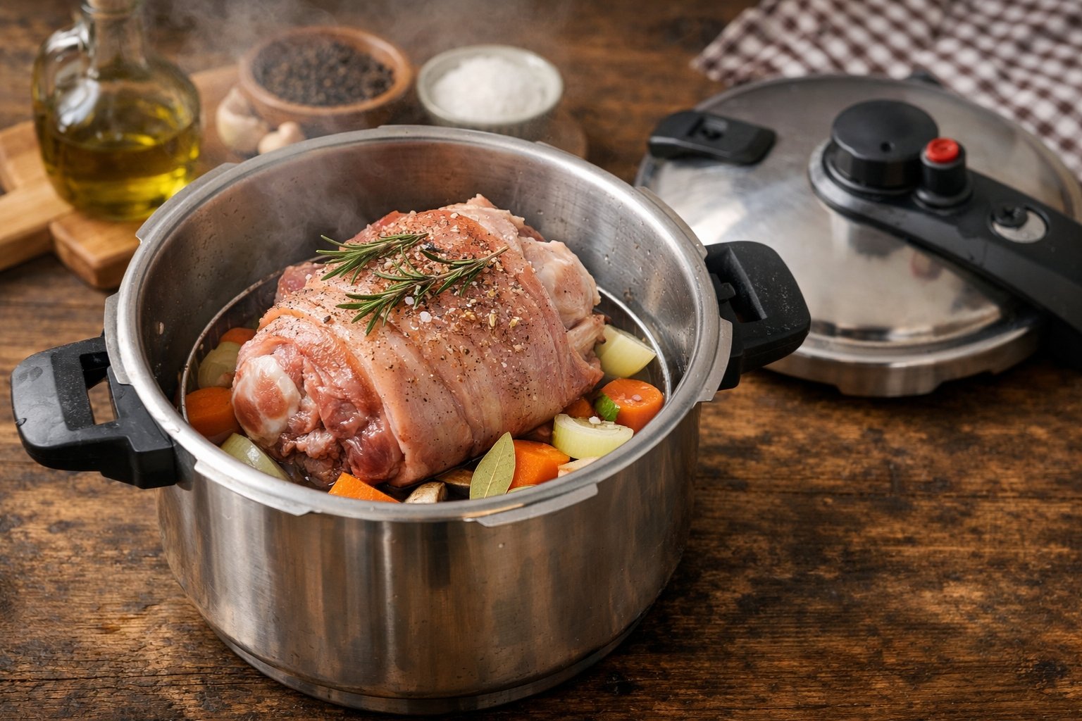 Tiempo de cocción del codillo fresco en olla express