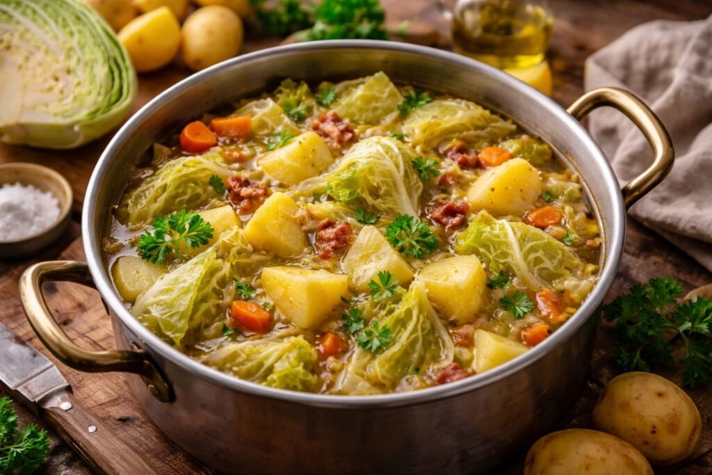 Tiempo de cocción del repollo con patatas