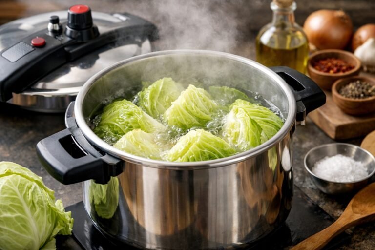 Tiempo de cocción del repollo en olla express