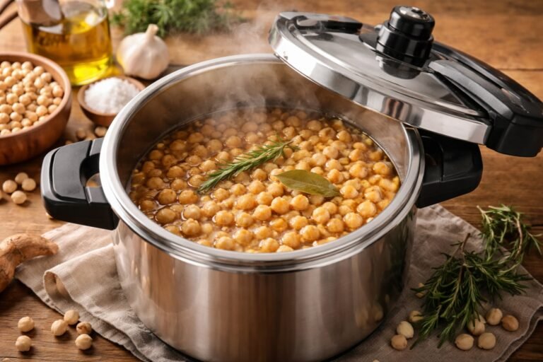 Tiempo de cocción garbanzos olla exprés