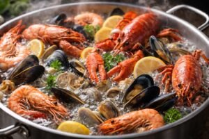 tiempos de cocción mariscos