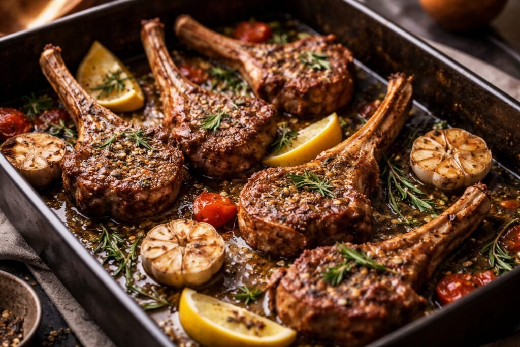 Tiempo de cocción chuletas de cordero al horno