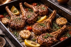 Tiempo de cocción chuletas de cordero al horno