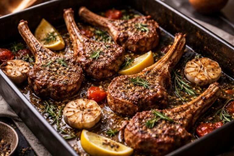 Tiempo de cocción chuletas de cordero al horno