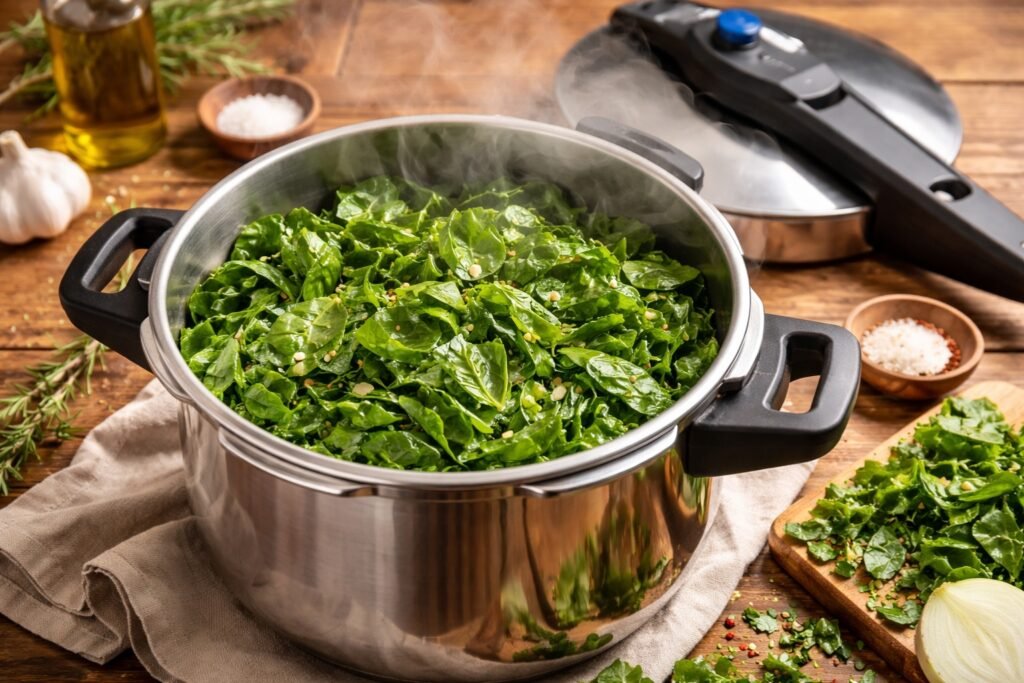 Tiempo de cocción de la berza en olla rápida