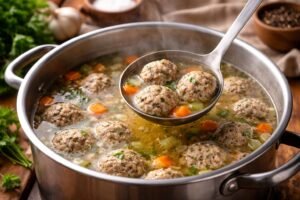 Tiempo de cocción de las albóndigas en caldo