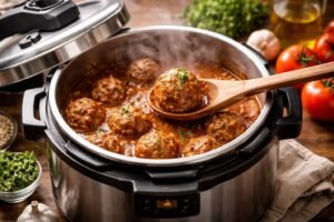 Tiempo de cocción de las albóndigas en olla rápida