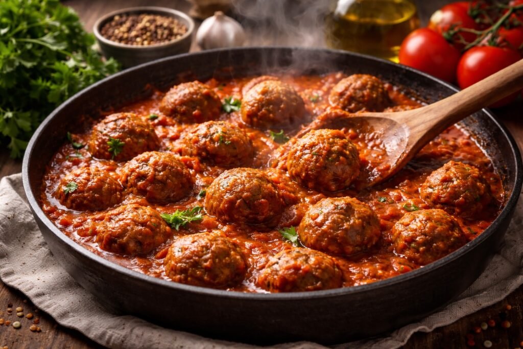 Tiempo de cocción de las albóndigas en salsa