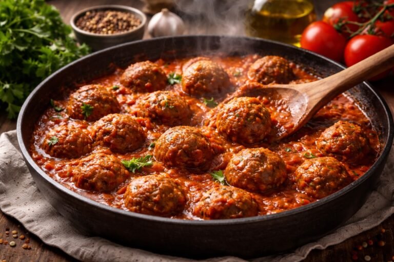 Tiempo de cocción de las albóndigas en salsa