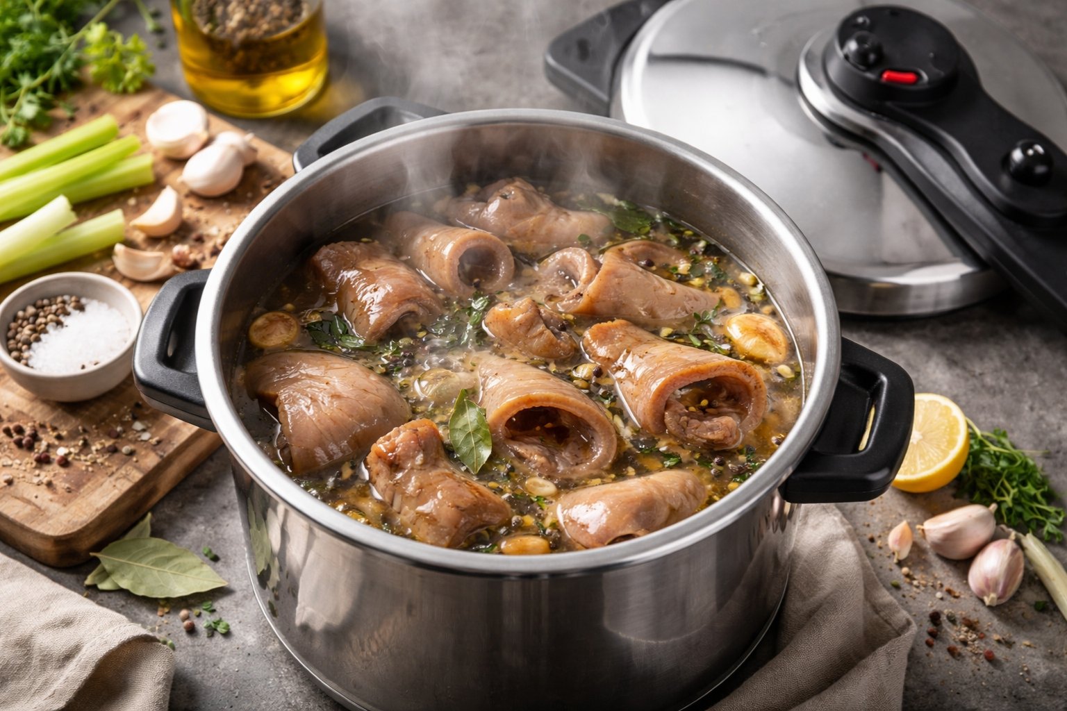 Tiempo de cocción de morro de ternera en olla rápida