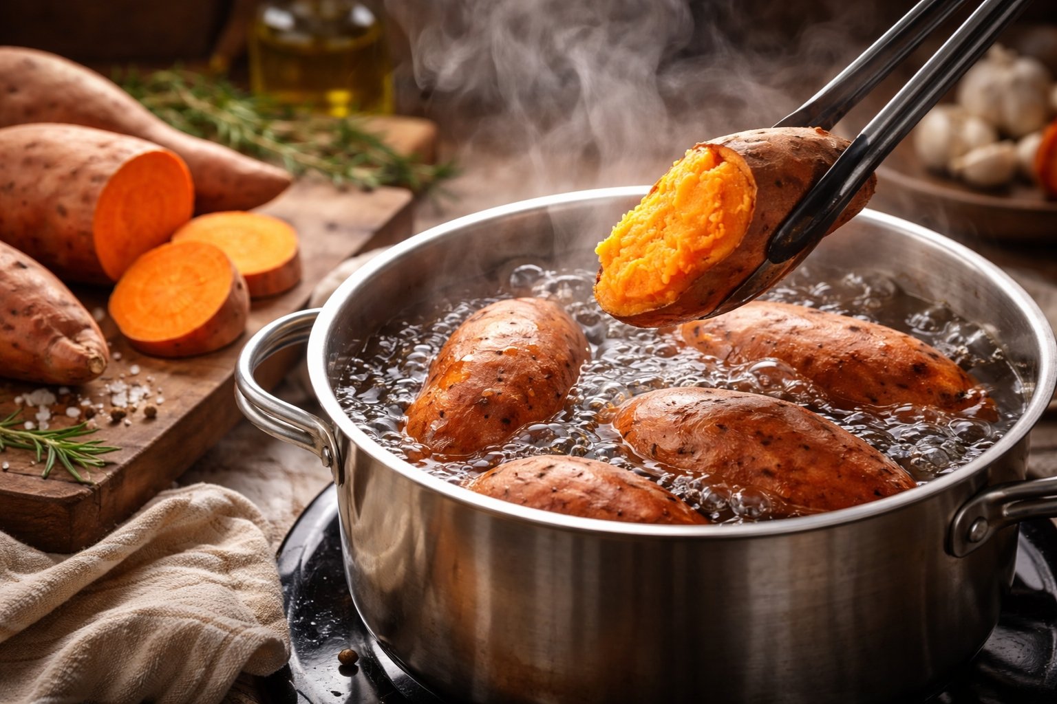 Tiempo de cocción del boniato