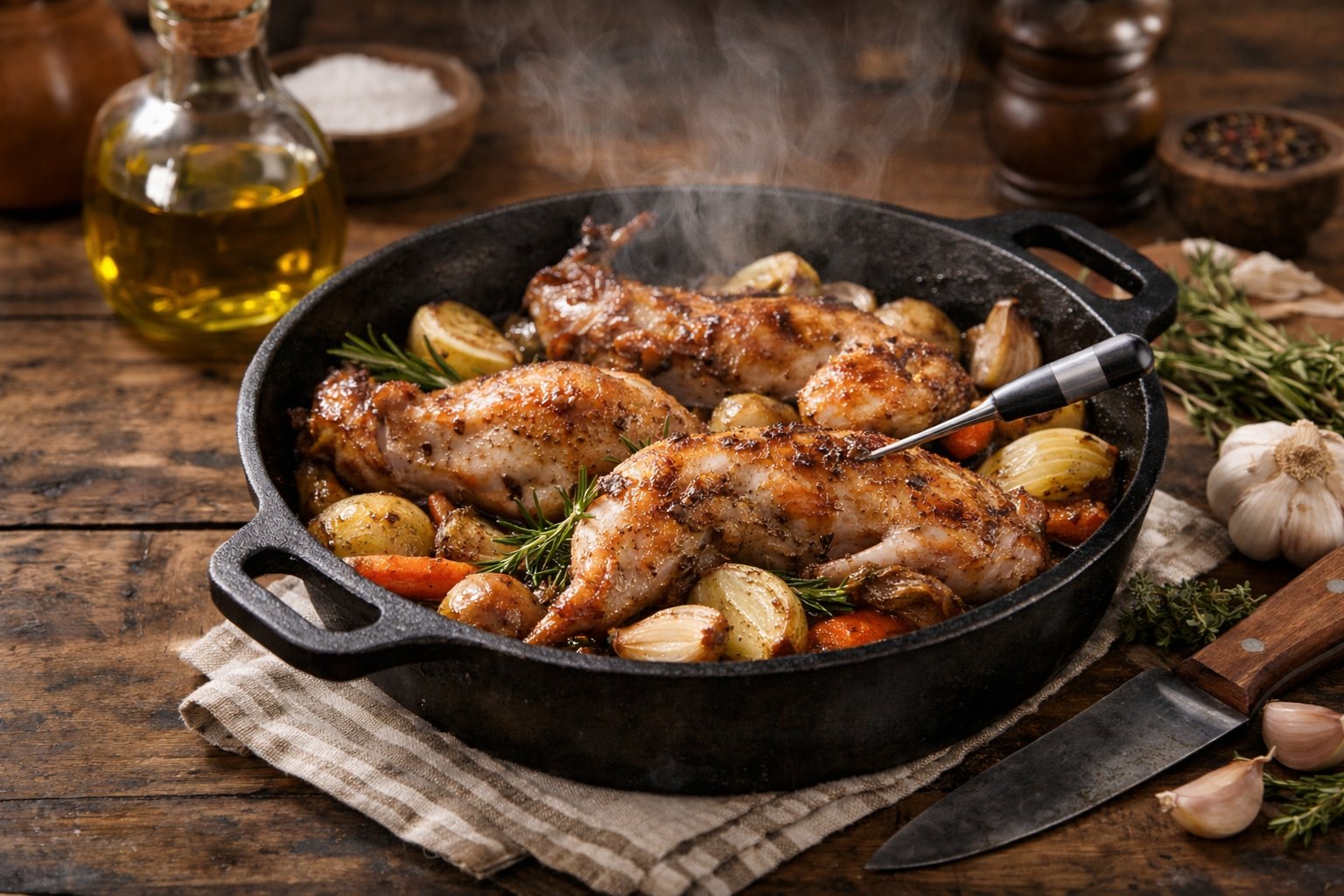 Tiempo de cocción del conejo