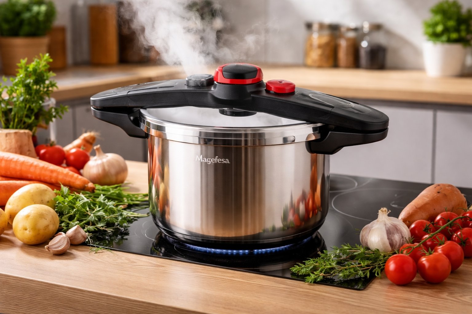 Tiempo de cocción olla rápida Magefesa