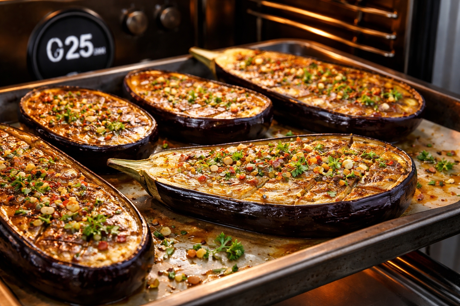 Tiempo de cocción de berenjena al horno