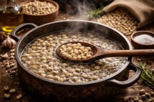 Tiempo de cocción de la alubia carilla