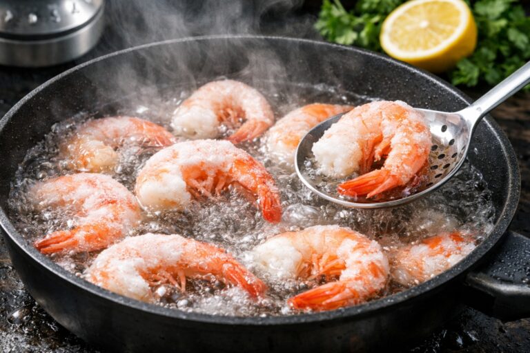 Tiempo de cocción de las gambas congeladas