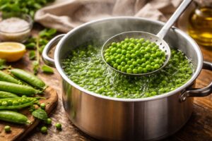 Tiempo de cocción de los guisantes frescos