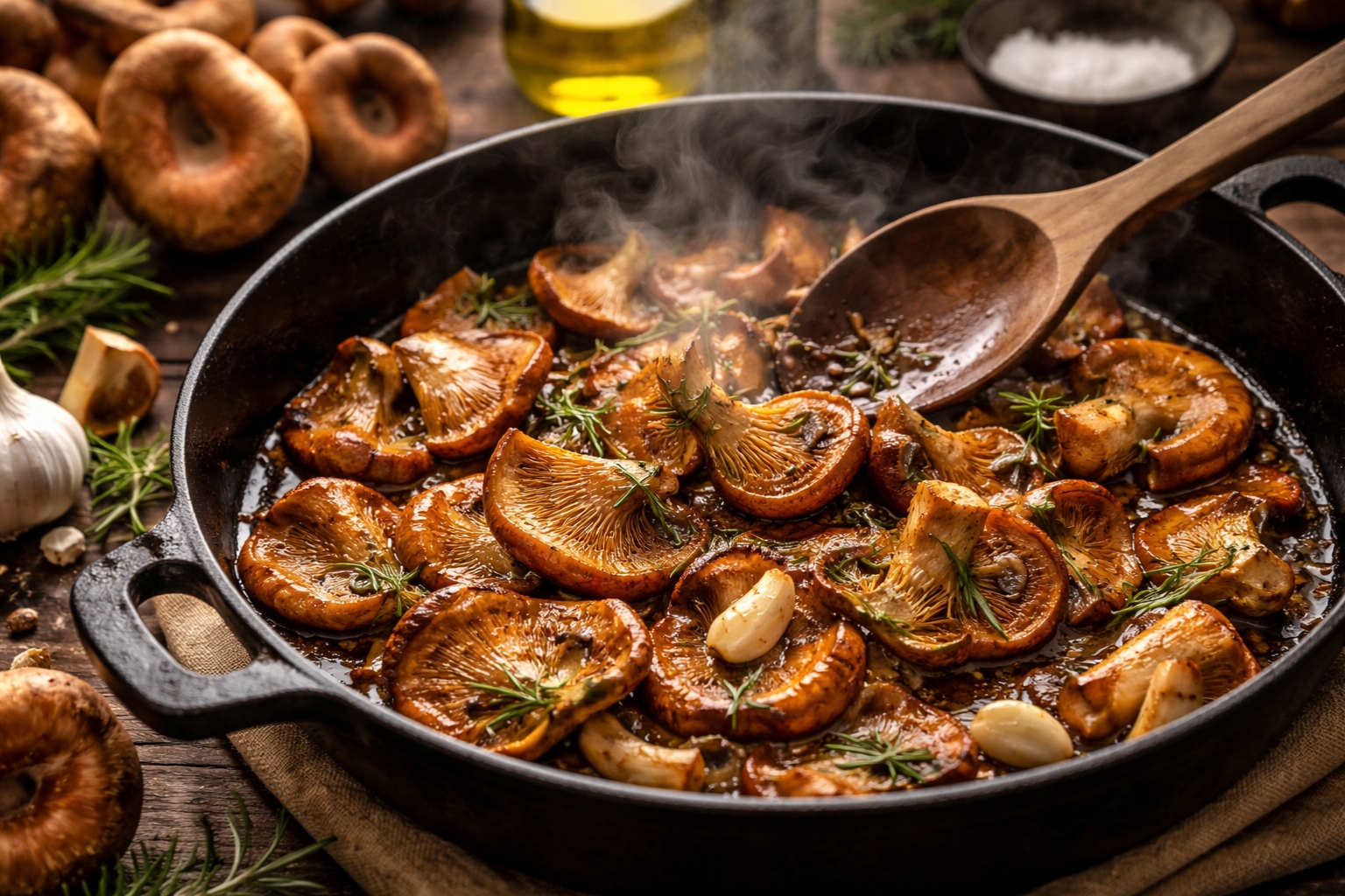 Tiempo de cocción de los níscalos