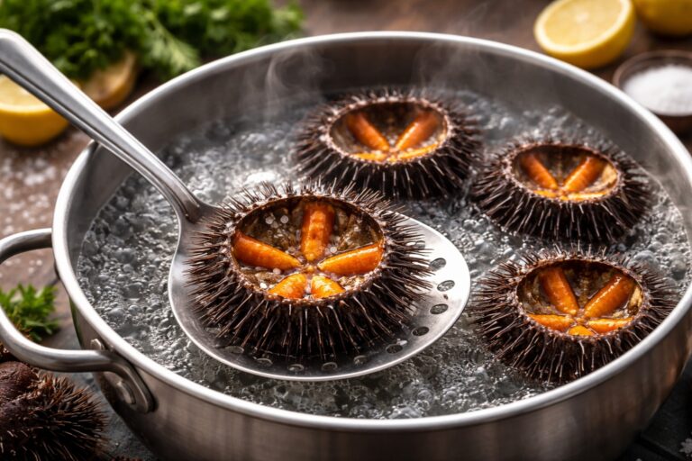 Tiempo de cocción de los oricios