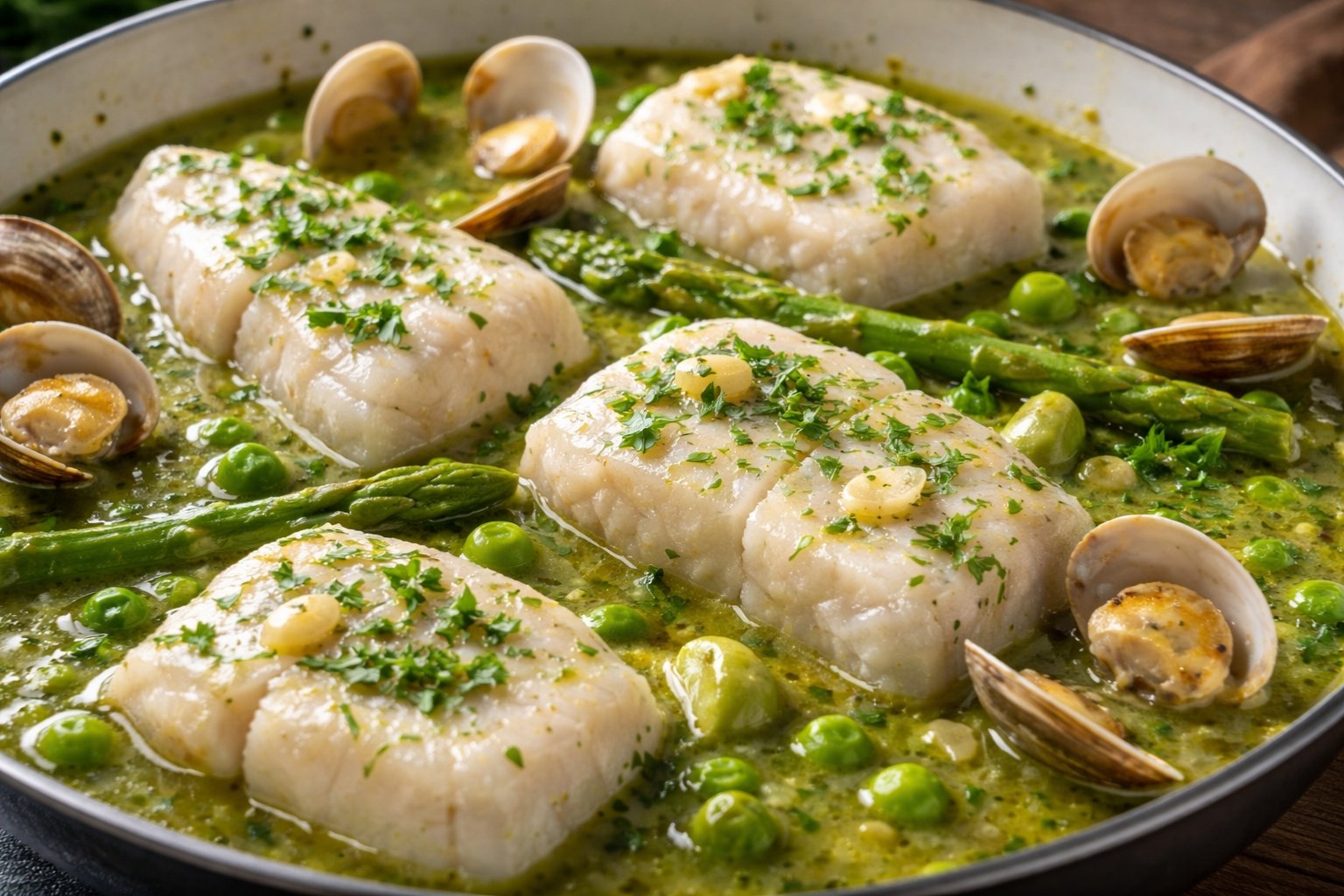 Tiempo de cocción de merluza en salsa verde