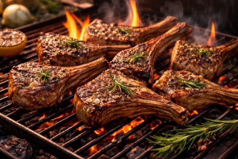 Tiempo de cocción del cordero a la parrilla